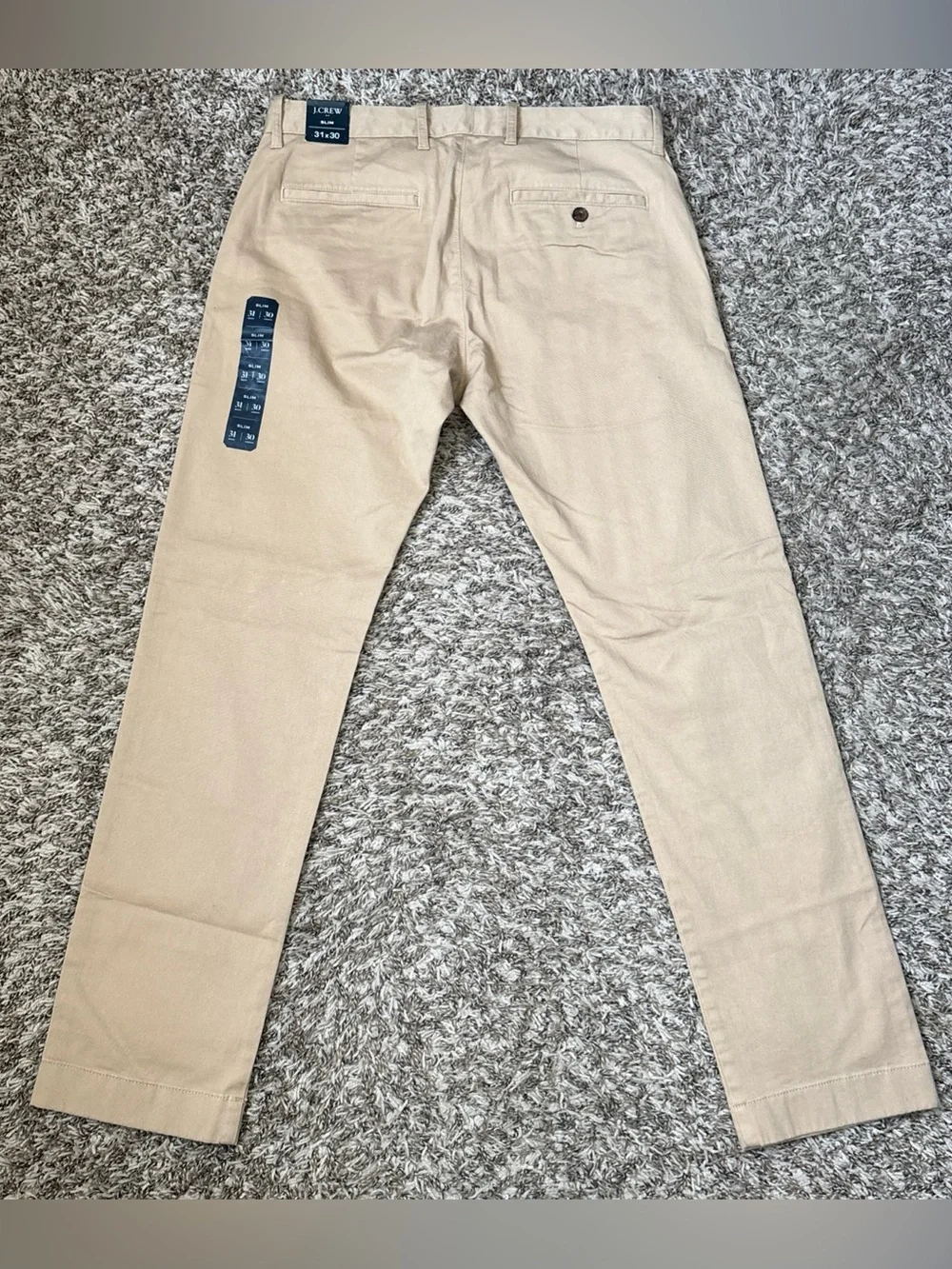 J. Crew Flex Men's Slim Fit Khaki/Chino Pants, 31x30, NWT